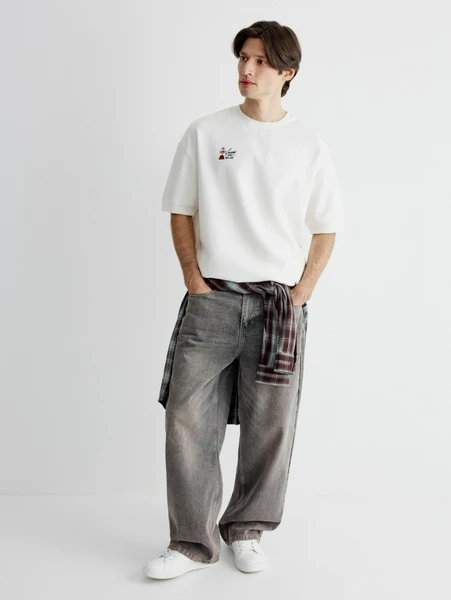 Джинсы Sela Baggy Fit со средней посадкой, арт. 35623