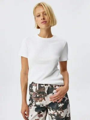 Футболка KIRA SLIM FIT, белый, арт. 3563