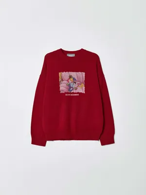 Вязаный джемпер с принтом SELA x Союзмультфильм, арт. 35751