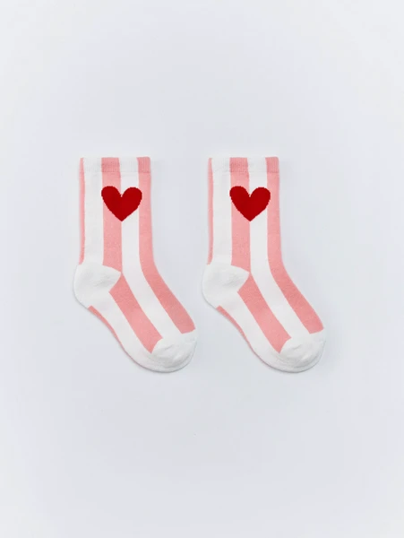 Носки SELA для девочек с принтом, арт. 37455