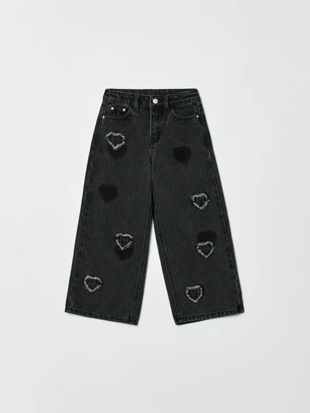 Джинсы Wide leg Sela с аппликацией, арт. 37466