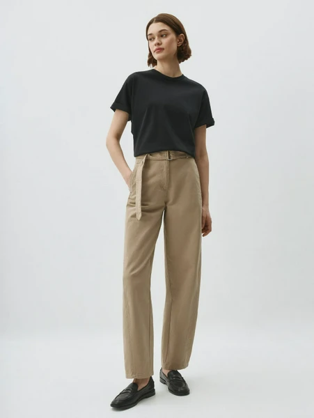 Хлопковые брюки SELA Slouchy, арт. 5801011580