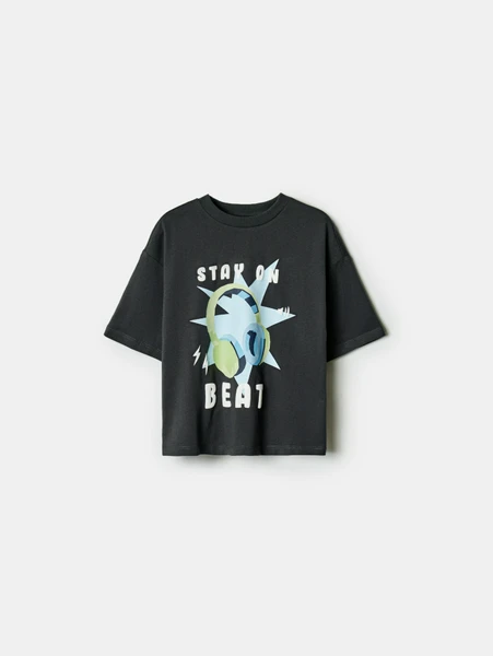 Футболка оверсайз Sela Stay on Beat, арт. 40524