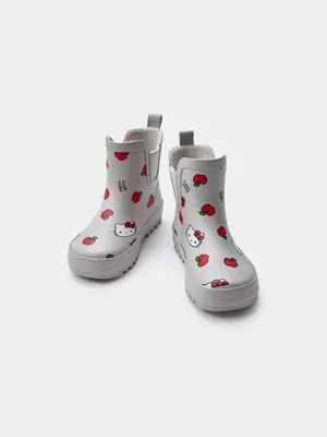 Резиновые ботинки Hello Kitty, серый, арт. 41703