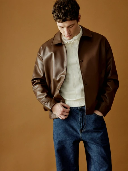 Куртка SELA Regular fit из экокожи, арт. SL6803111102