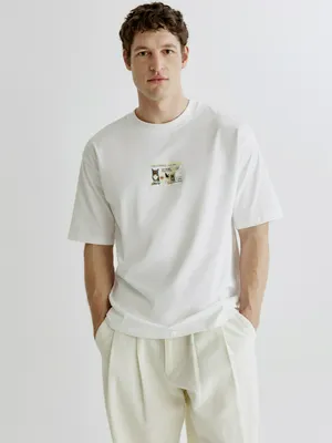 Футболка SELA Oversize с принтом, арт. 41804