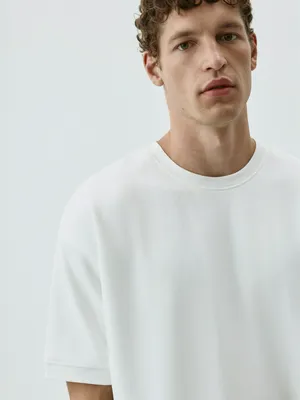 Футболка Sela Базовая OVERSIZE FIT, белый, арт. 42333