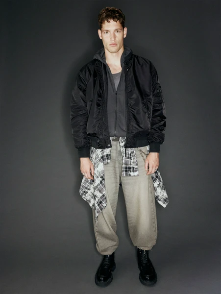Джинсы Sela Baggy Fit, бежевый, арт. 42432