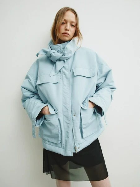 Куртка с шарфом SELA Young, арт. SL6803211108