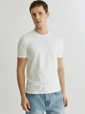Футболка SELA Super Slim Fit, белый, арт. 43449
