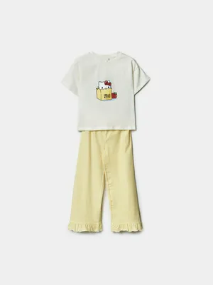 Пижама для девочек Sela Hello Kitty, разноцветный, арт. 43942