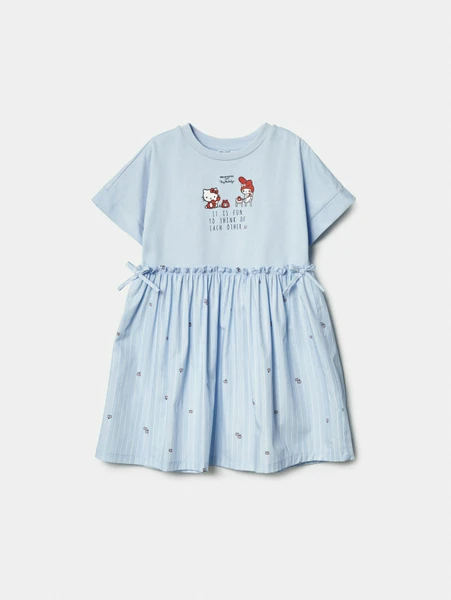 Платье для девочек с принтом Hello Kitty и My Melody, арт. 45082
