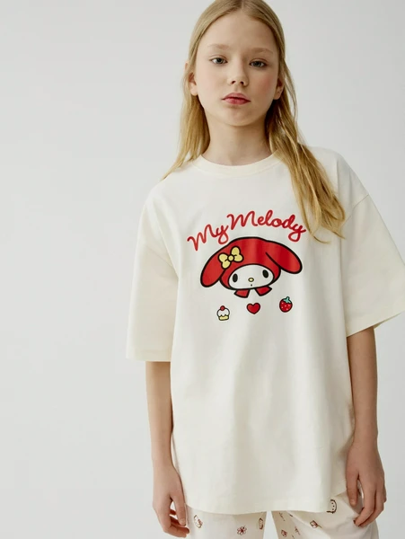 Футболка оверсайз Sela Hello Kitty My Melody, арт. SL6804050219