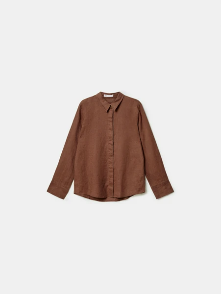 Рубашка Sela прямого кроя из льна, арт. SL6806010501