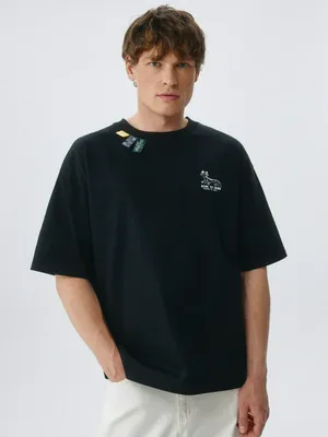 Футболка RELAXED FIT с принтом, арт. 5035