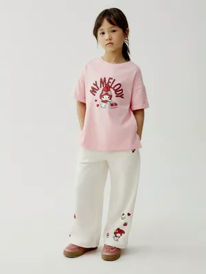 Брюки SELA с принтом Hello Kitty My Melody, бежевый, арт. 50623