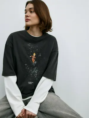 Футболка с принтом SELA x Союзмультфильм, арт. 5144