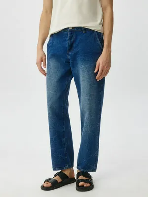 Джинсы WIDE LEG со средней посадкой, арт. 5219