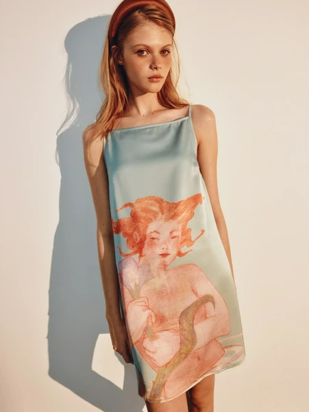 Атласное платье SELA ART PEOPLE, арт. SL6804210702