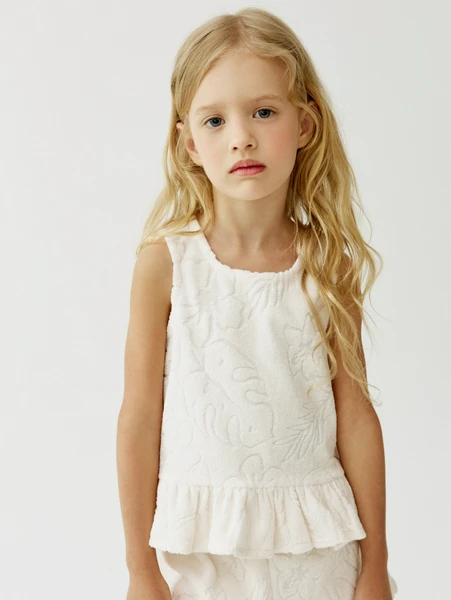 Топ Sela из махрового трикотажа, арт. SL6805040508