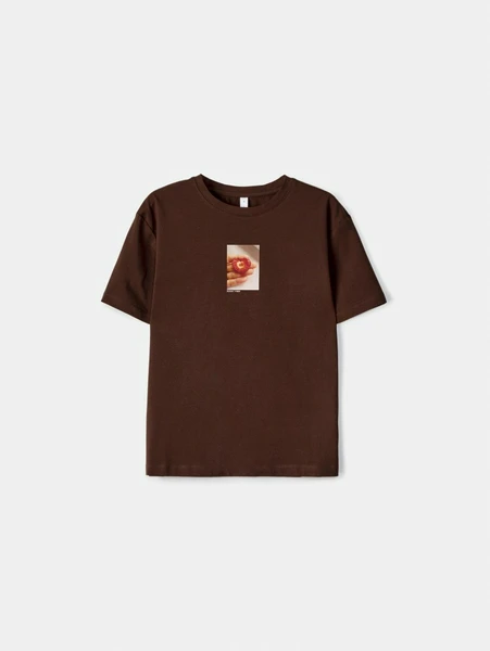 Футболка Sela с принтом прямого кроя, арт. 54314