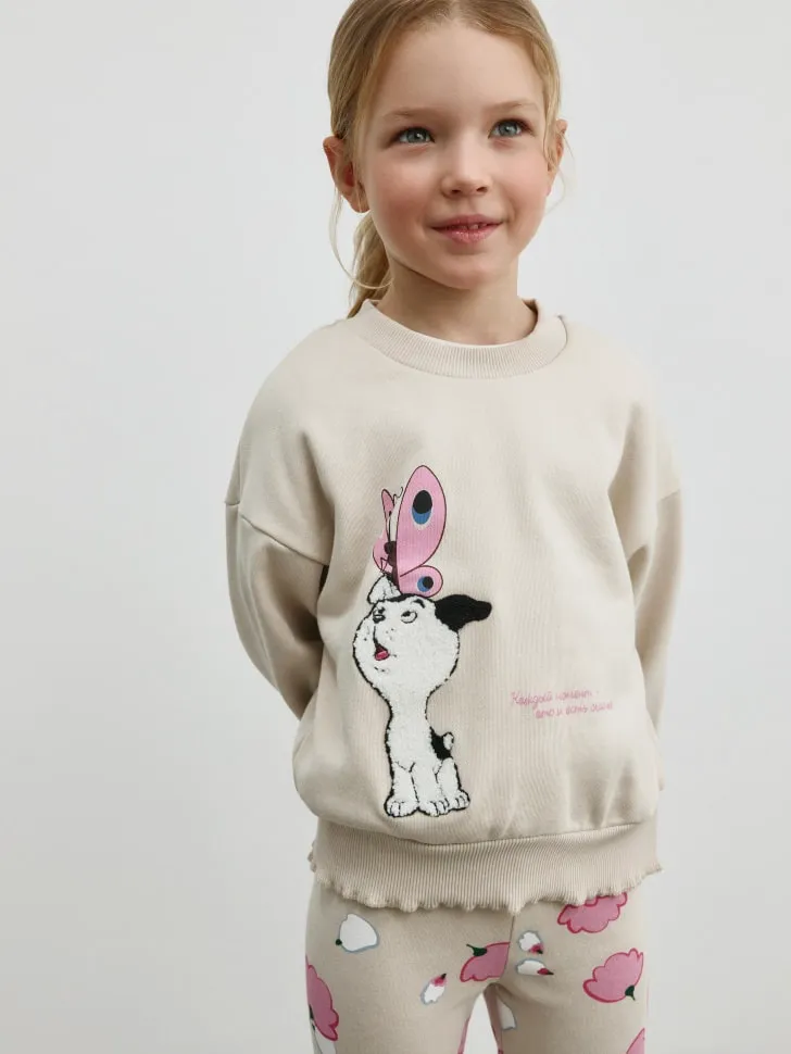 Свитшот для девочек SELA x Союзмультфильм, арт. 5801040439