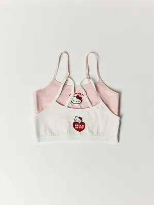 Набор топов для девочек с принтом Hello Kitty, 2 шт., разноцветный, арт. 5469