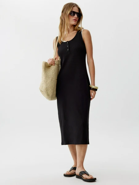 Платье трикотажное макси Sela, арт. SL6806010715