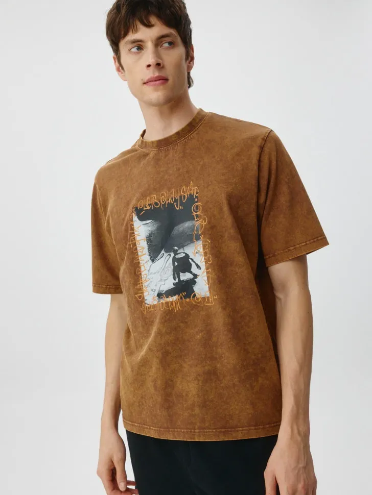 Футболка OVERSIZE FIT с принтом, арт. 5588