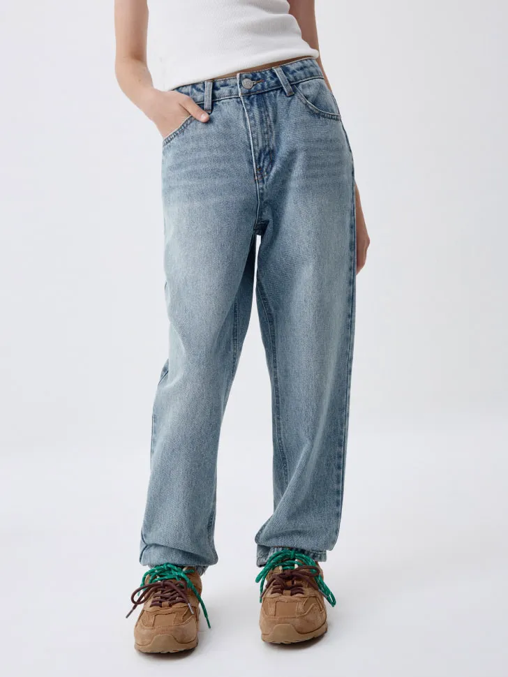 Джинсы Mom fit для девочек, арт. SL5808051401