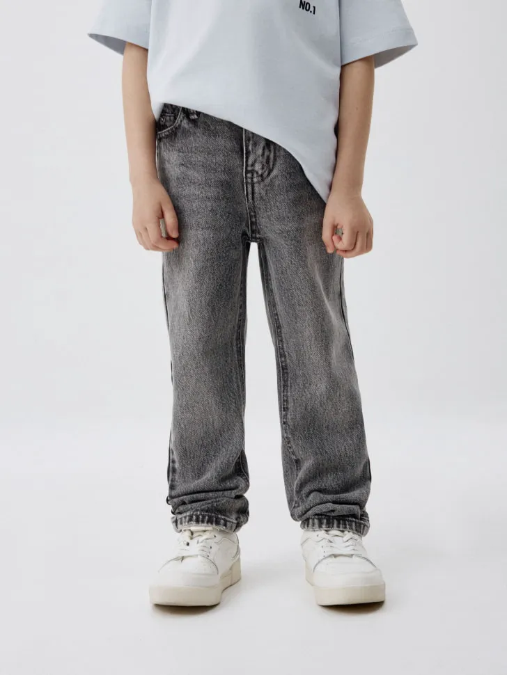 Джинсы Straight fit на резинке для мальчиков, арт. SL5808061404