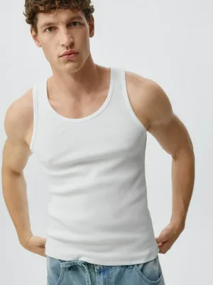 Базовая майка slim fit, арт. 6131