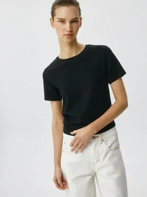 Футболка EVA SLIM FIT, черный, арт. 6195