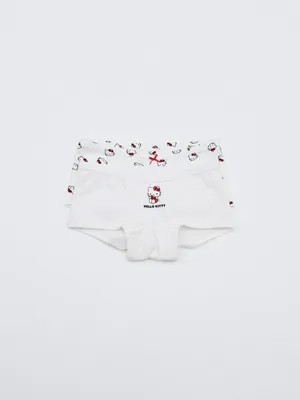 Набор трусов-шортиков Hello Kitty для девочек, белый, арт. 6278