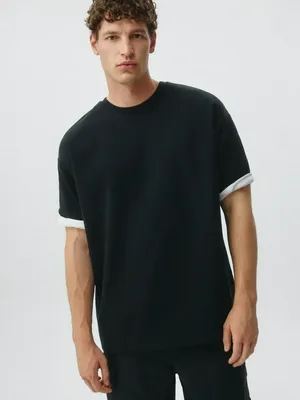 Футболка OVERSIZE FIT, черный, арт. 6345