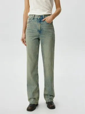 Джинсы WIDE LEG TALL, голубой, арт. 6365