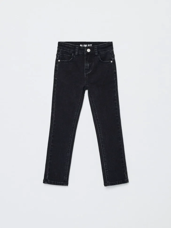 Базовые джинсы Slim fit для девочек, арт. 6450