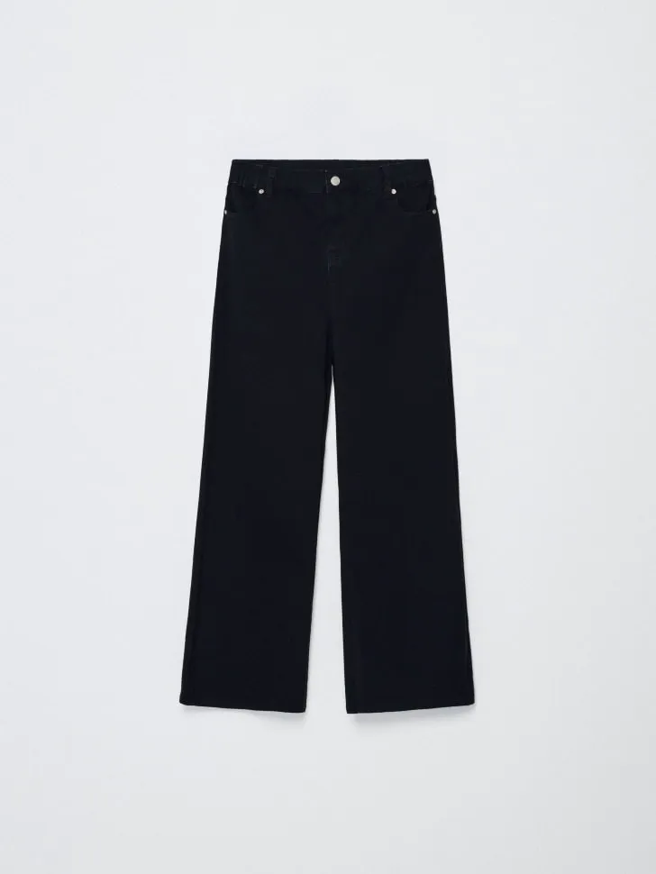 Джинсы WIDE LEG с увеличенной полнотой для девочек, арт. SL5808051412