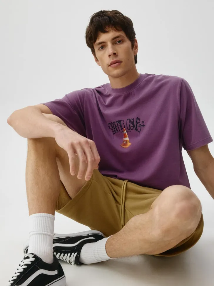 Футболка OVERSIZE FIT с принтом, арт. 6635