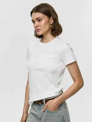 Футболка KIRA SLIM FIT, белый, арт. 6715