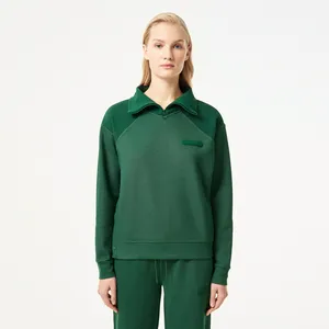Женская толстовка Lacoste Regular Fit на молнии, зеленый, арт. SF2404
