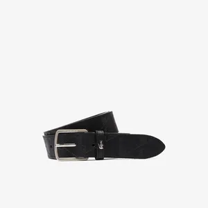 Кожаный ремень Lacoste Monogram, черный, арт. RC4070