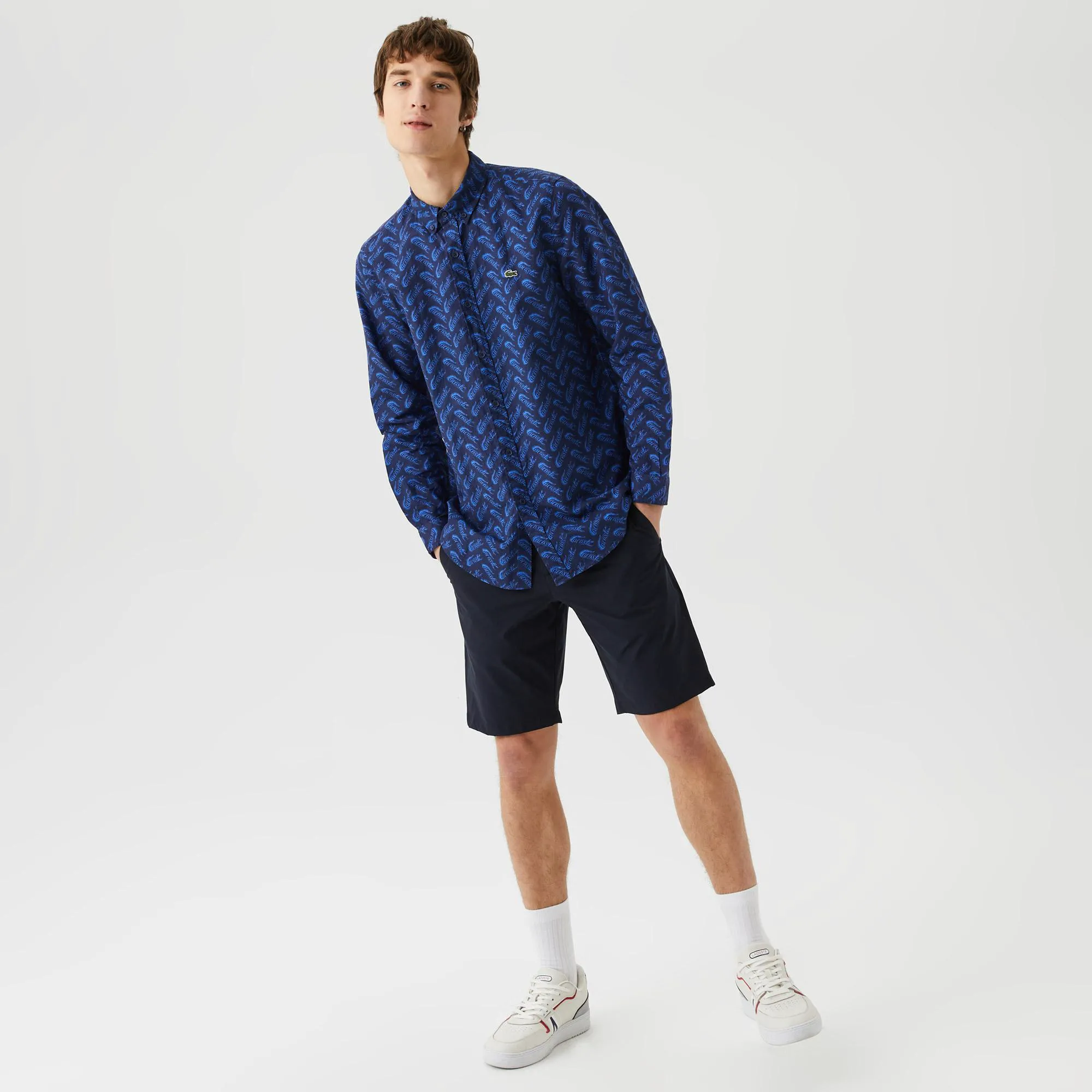 Мужские шорты Lacoste Slim Fit, синий, арт. FH0334