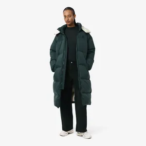 Женская парка Lacoste с капюшоном, зеленый, арт. BF9001