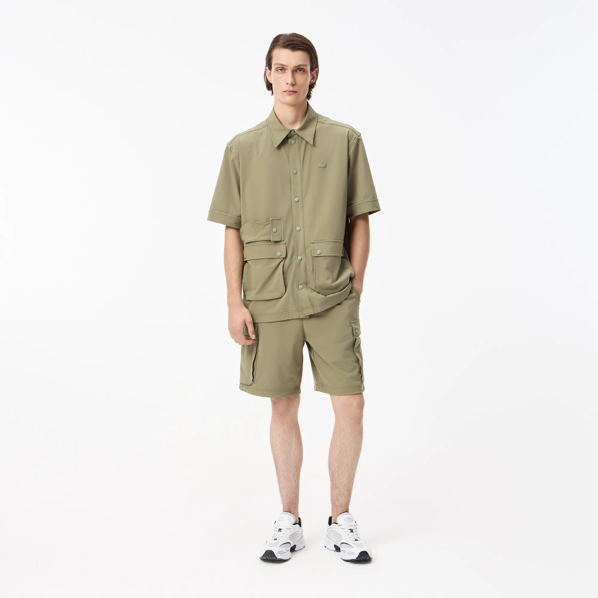 Мужские шорты Lacoste, хаки, арт. FH0507