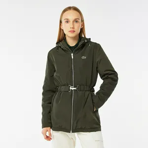 Женская куртка Lacoste с поясом, зеленый, арт. BF0331R