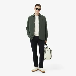 Мужские брюки-чинос Lacoste из эластичного хлопка, синий, арт. HH3463