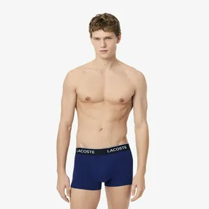 Мужское хлопковое нижнее бельё Lacoste, синий, арт. 5H1300