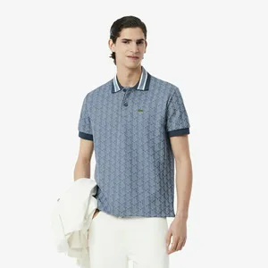 Мужское поло Lacoste Classic Fit, синий, арт. DH1417