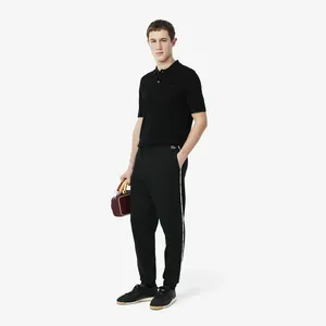 Мужские спортивные брюки Lacoste из хлопка, черный, арт. XH9803